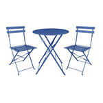 Table de terrasse ronde Bolero Perth bleu marine foncé — DZ875