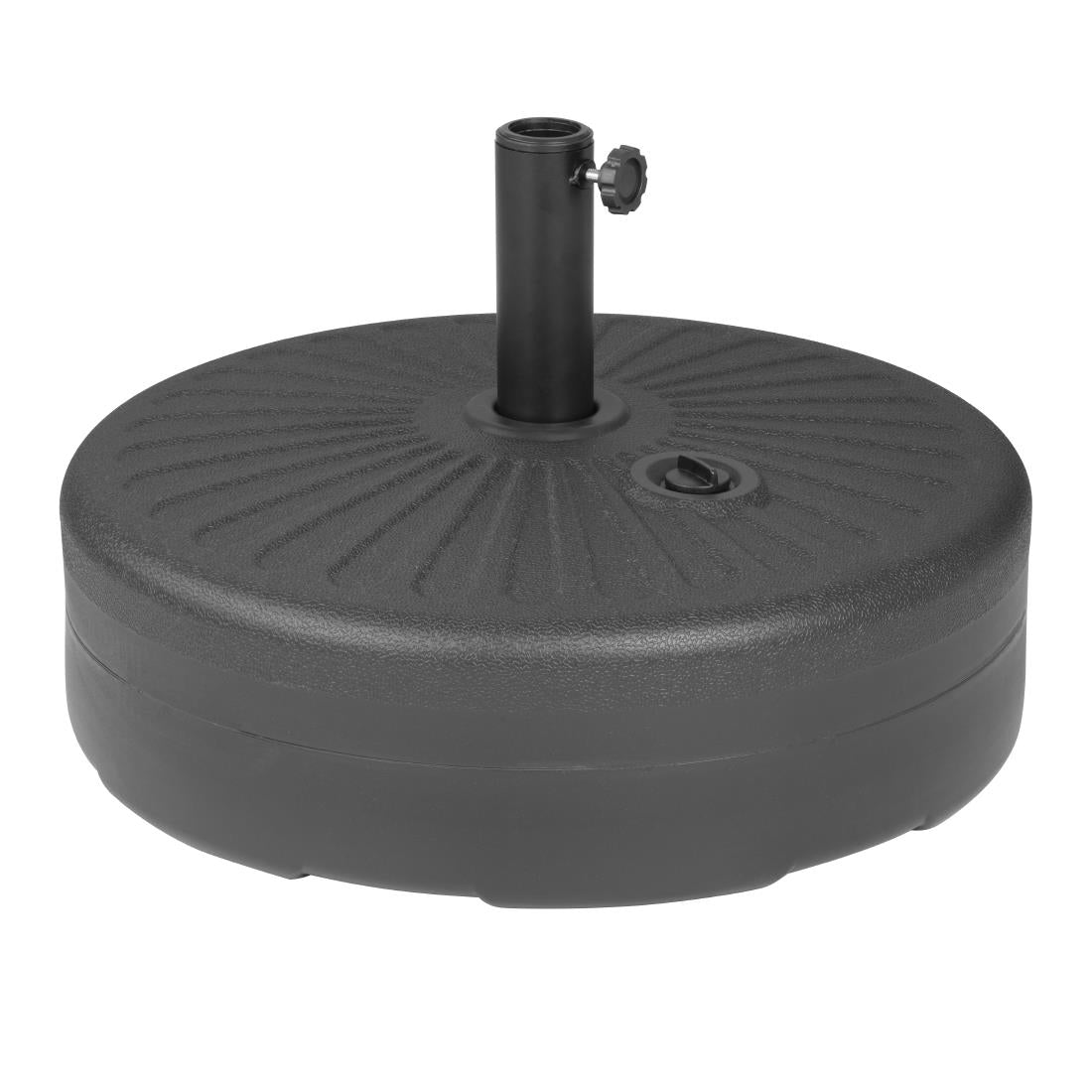 Pied de parasol en plastique noir Bolero 40L — DZ884