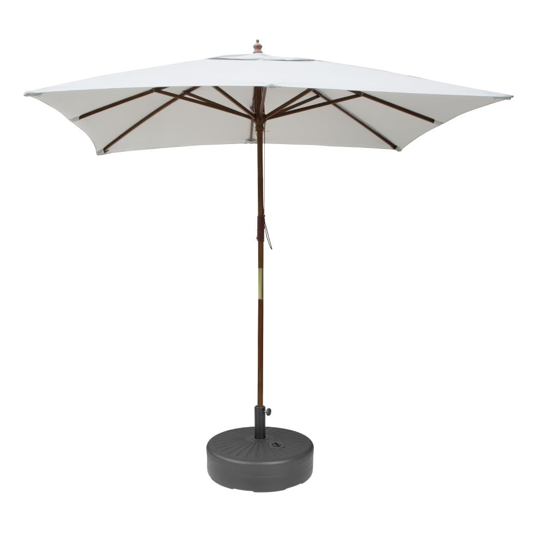Pied de parasol en plastique noir Bolero 40L — DZ884
