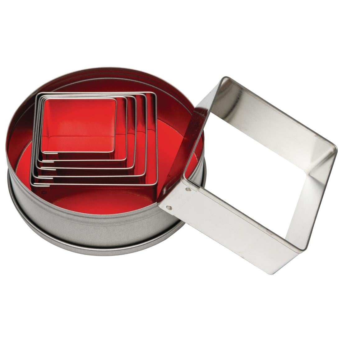 Lot de 6 emporte-pièces carrés Vogue — E017