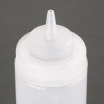 Distributeur de sauce à col large Vogue 454ml transparent — E092