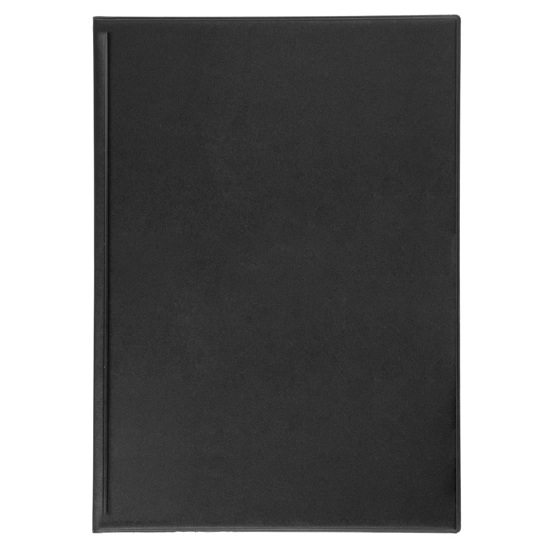 Protège-menus en PVC Olympia A5 noir — E219