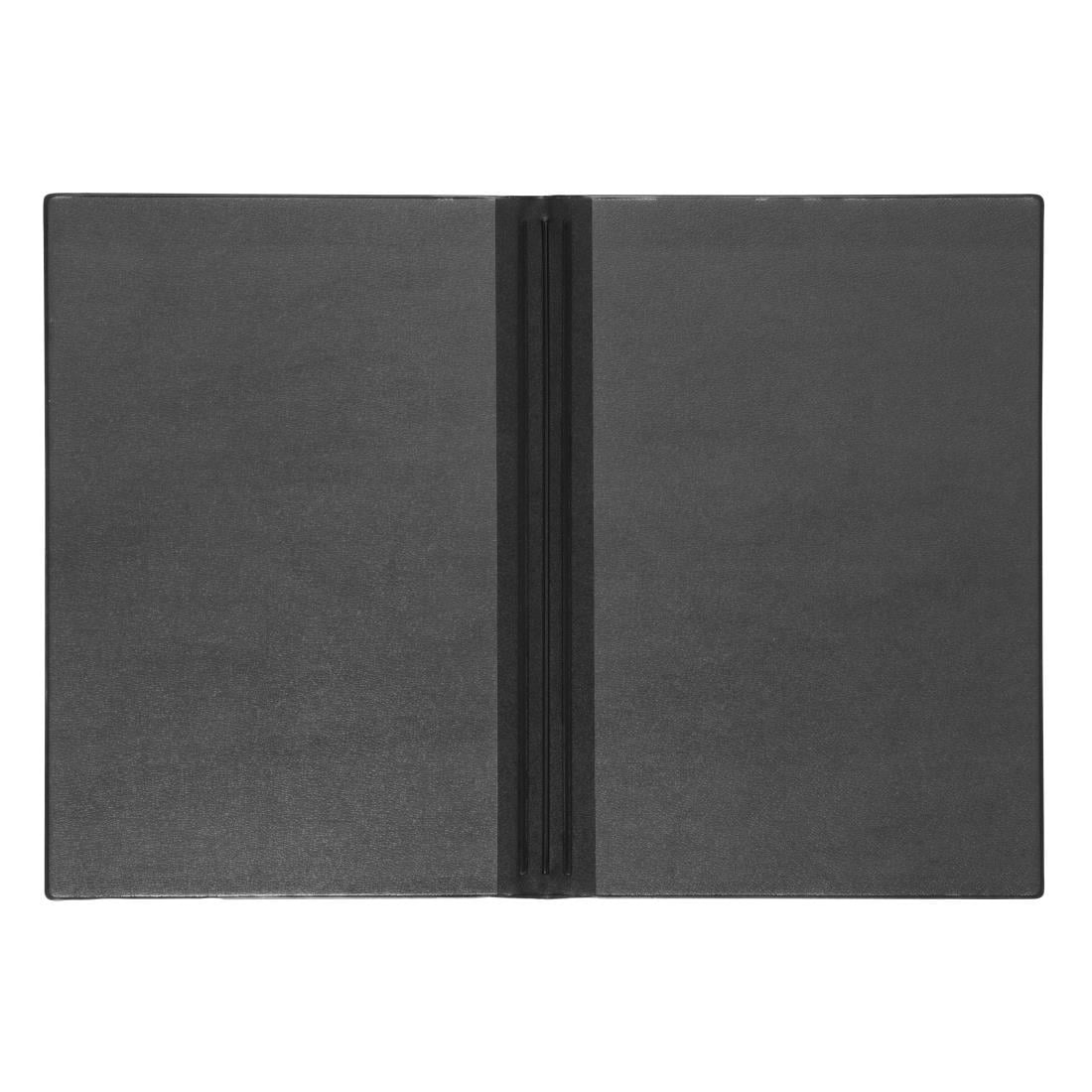 Protège-menus en PVC Olympia A5 noir — E219
