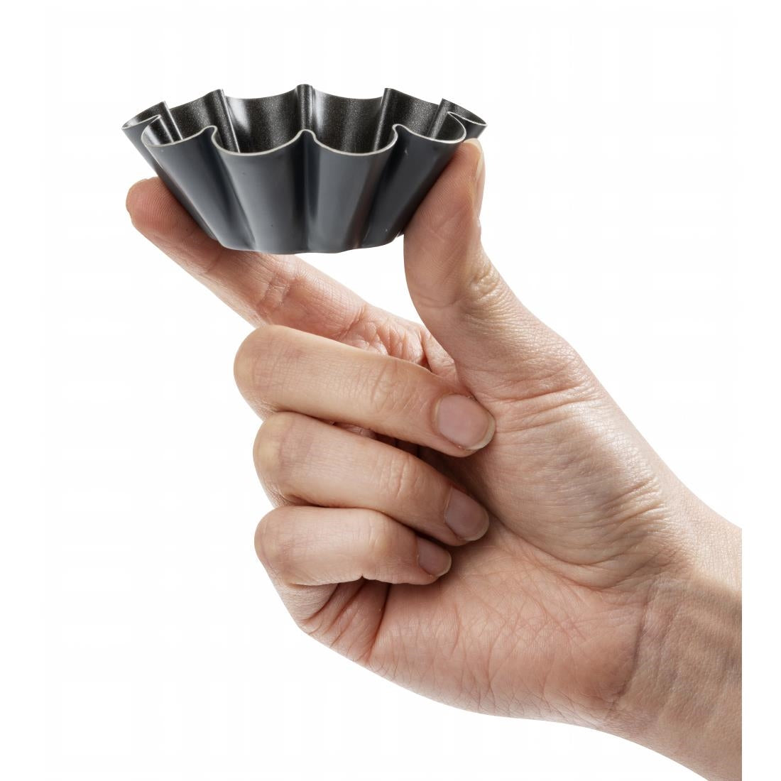 Moules à mini brioche antiadhésifs 75mm Matfer Bourgeat (lot de 12) — E238