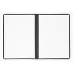 Protège-menus style américain Olympia A4 quatre vues noir — E293