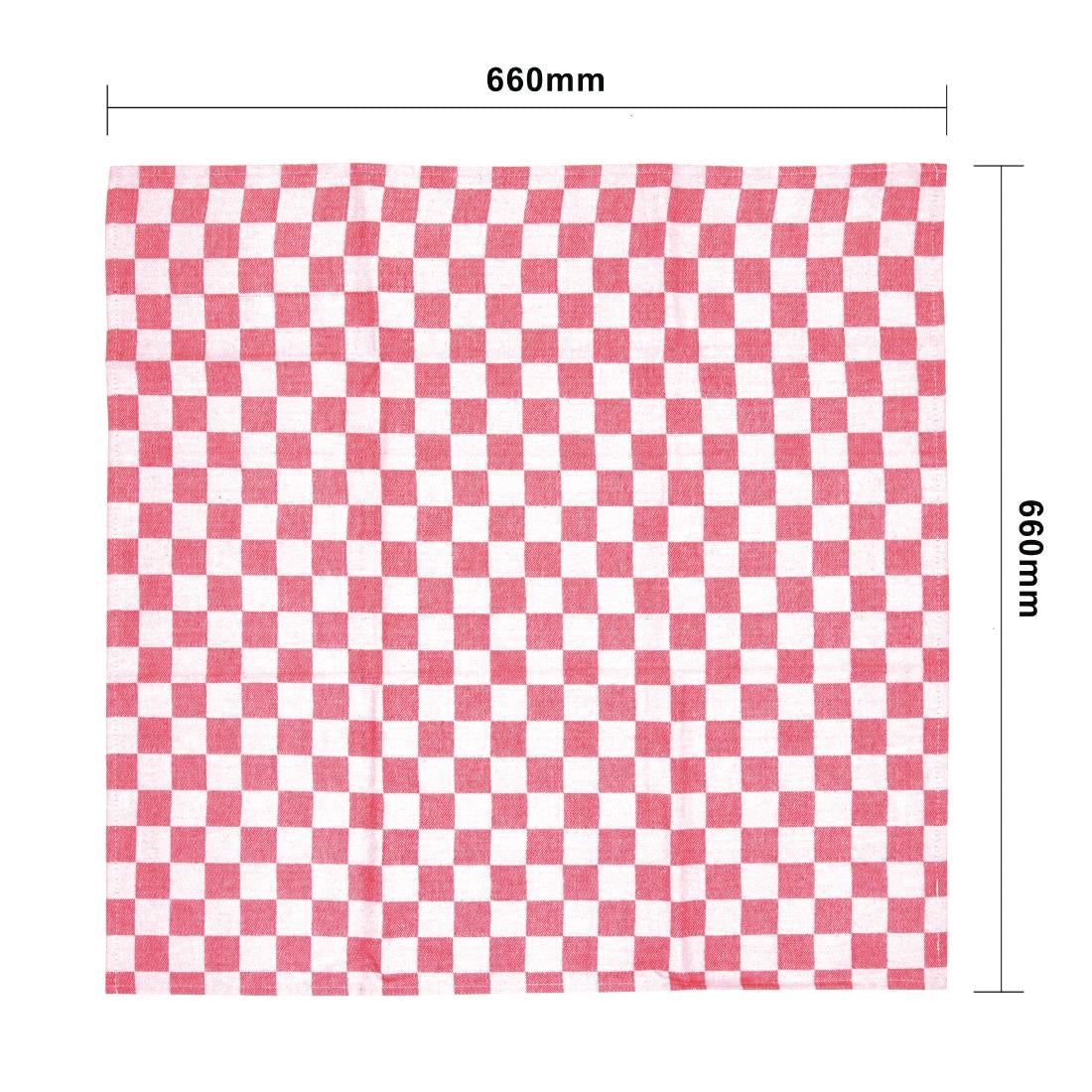 Torchon de cuisinier Vogue rouge — E579