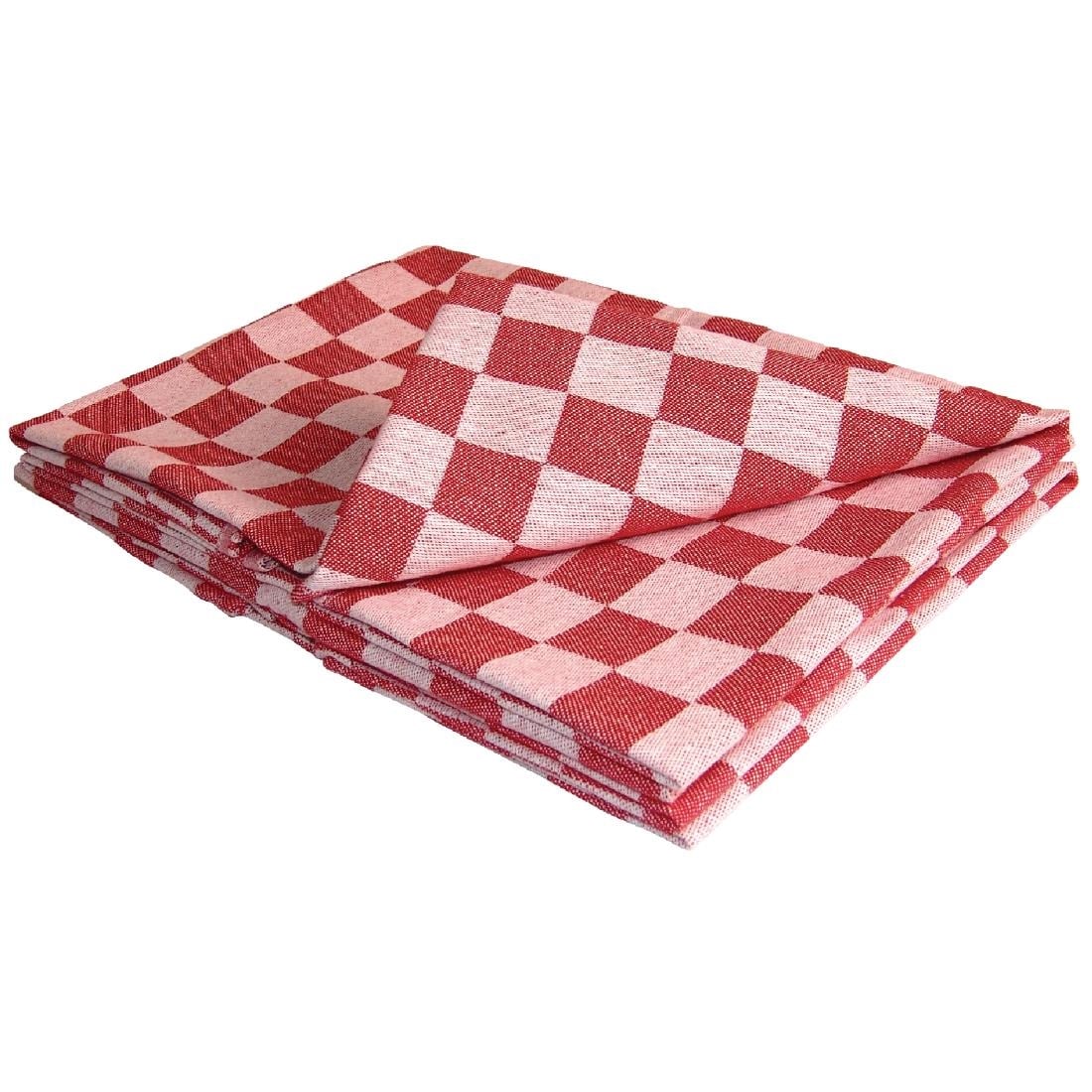 Torchon de cuisinier Vogue rouge — E579