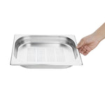 Bac inox perforé Vogue GN 1/2 40mm  — E698