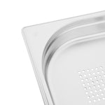 Bac inox perforé Vogue GN 1/2 40mm  — E698