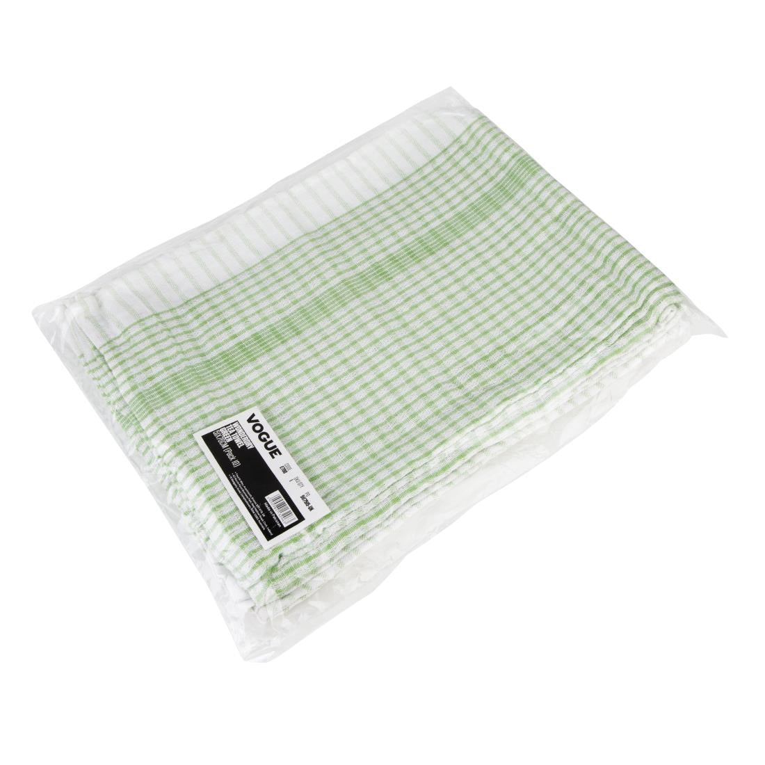Torchons Vogue Wonderdry verts (lot de 10) — E700