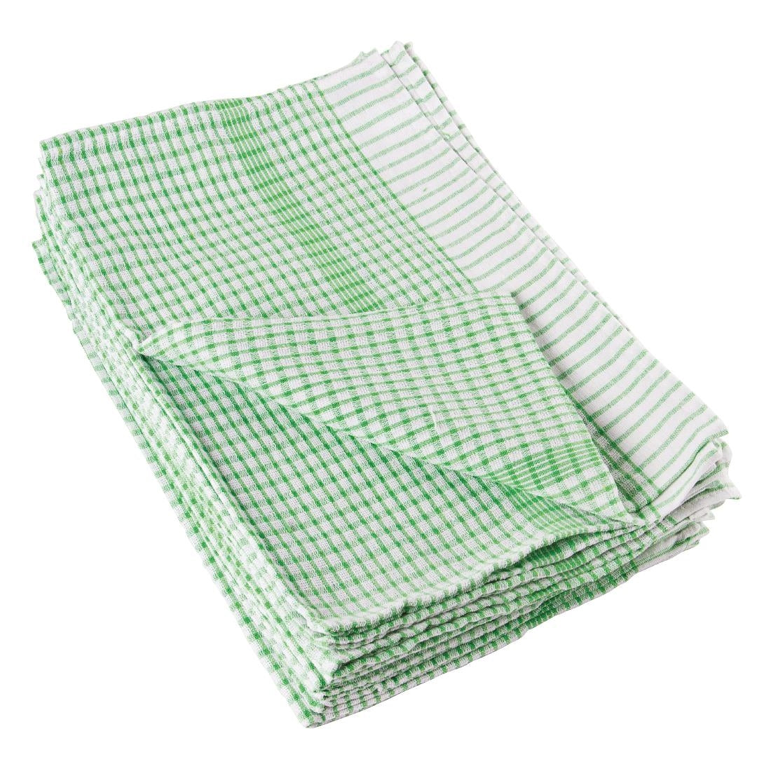 Torchons Vogue Wonderdry verts (lot de 10) — E700