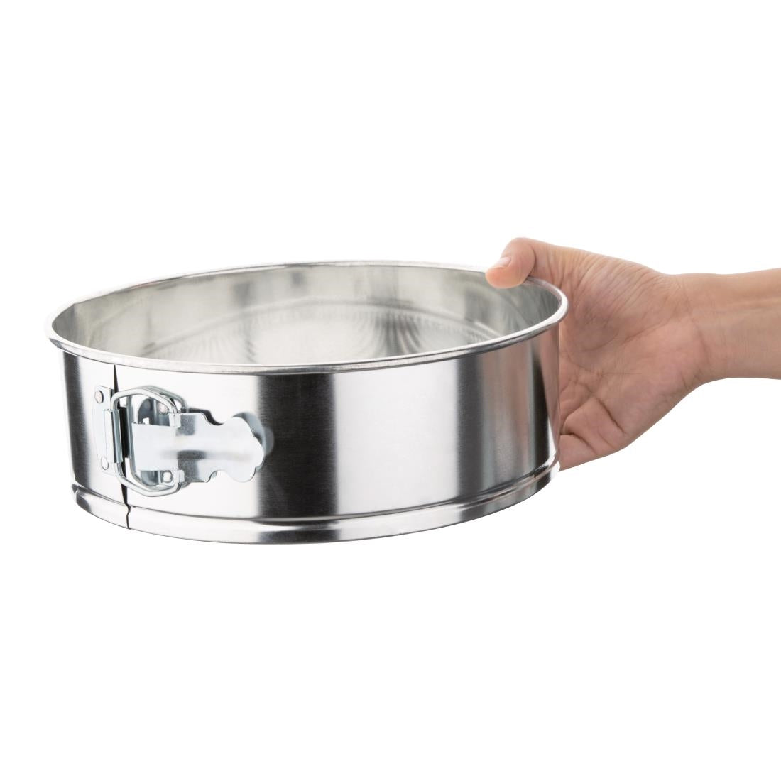 Moule rond à charnière en fer blanc Vogue 220mm — E846