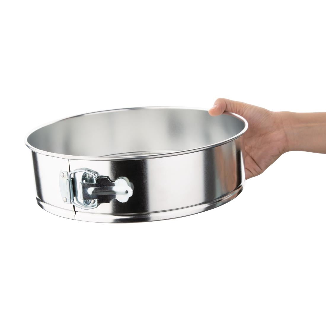 Moule rond à charnière en fer blanc Vogue 260mm — E848