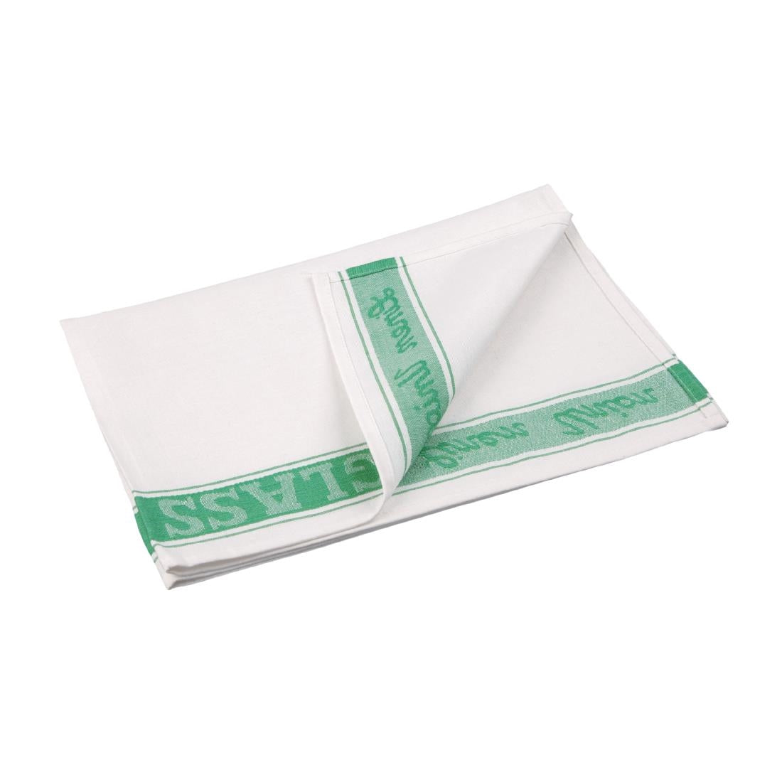 Essuie-verres Vogue verts — E912