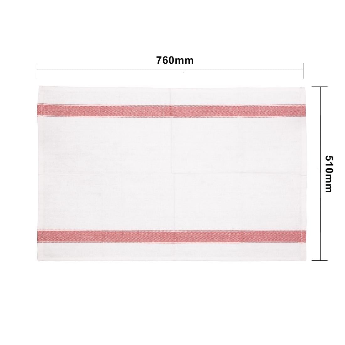 Torchon usage intensif Vogue rouge — E915