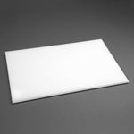Planche à découper anti-bactérienne en haute densité Hygiplas blanche — F157