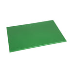 Planche à découper anti-bactérienne en haute densité Hygiplas verte — F158