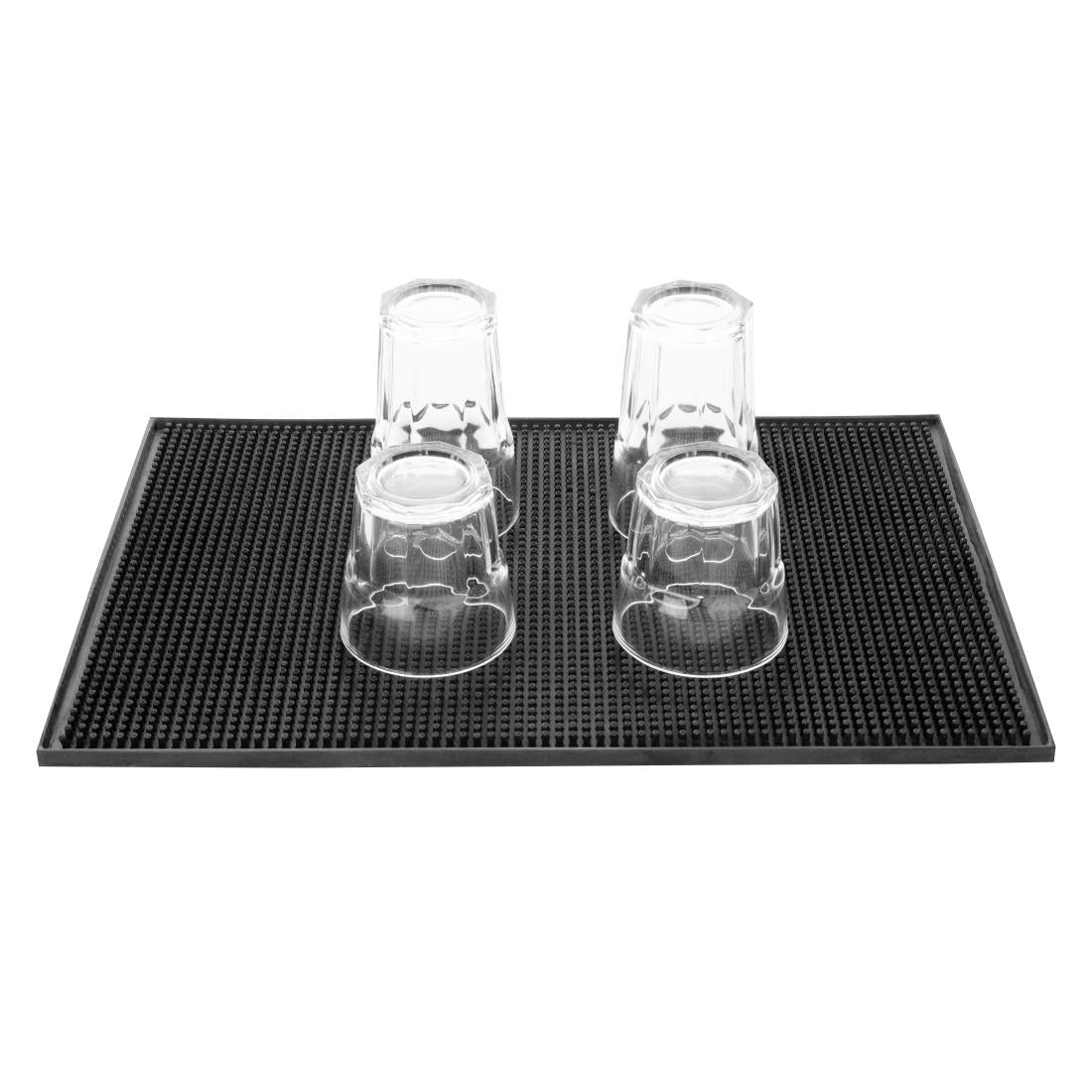 Tapis de bar en caoutchouc Olympia 450 x 300mm — F977