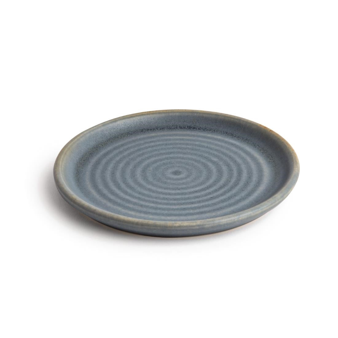 Assiettes plates granit bleu Olympia Canvas 180mm (lot de 6) — FA302