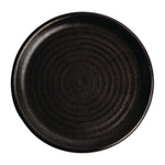 Assiettes plates noir mat Olympia Canvas 180mm (lot de 6) — FA316