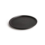 Assiettes plates noir mat Olympia Canvas 265mm (lot de 6) — FA317