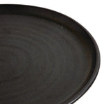Assiettes plates noir mat Olympia Canvas 265mm (lot de 6) — FA317