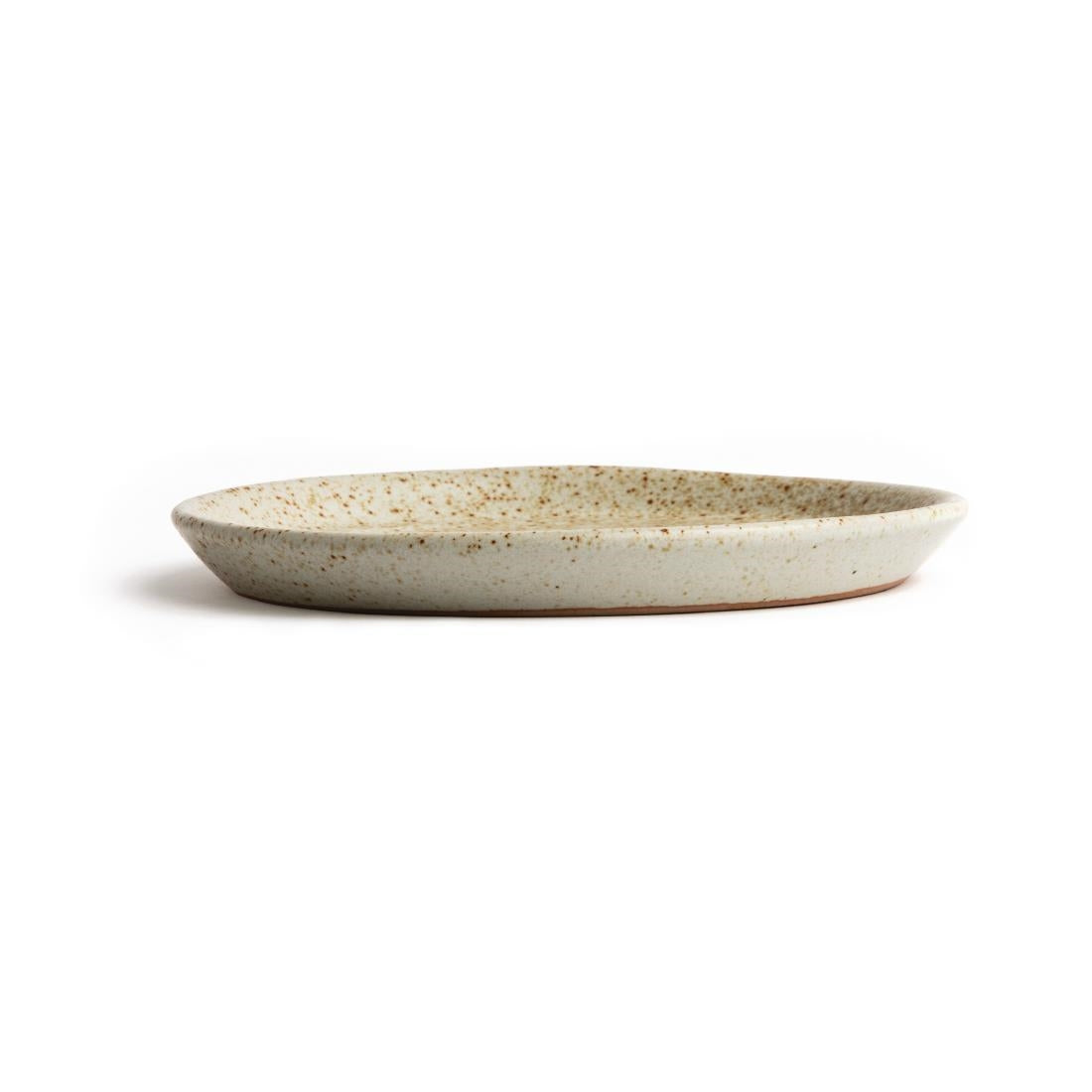 Assiettes plates beige moucheté Olympia Canvas 180mm (lot de 6) — FA337