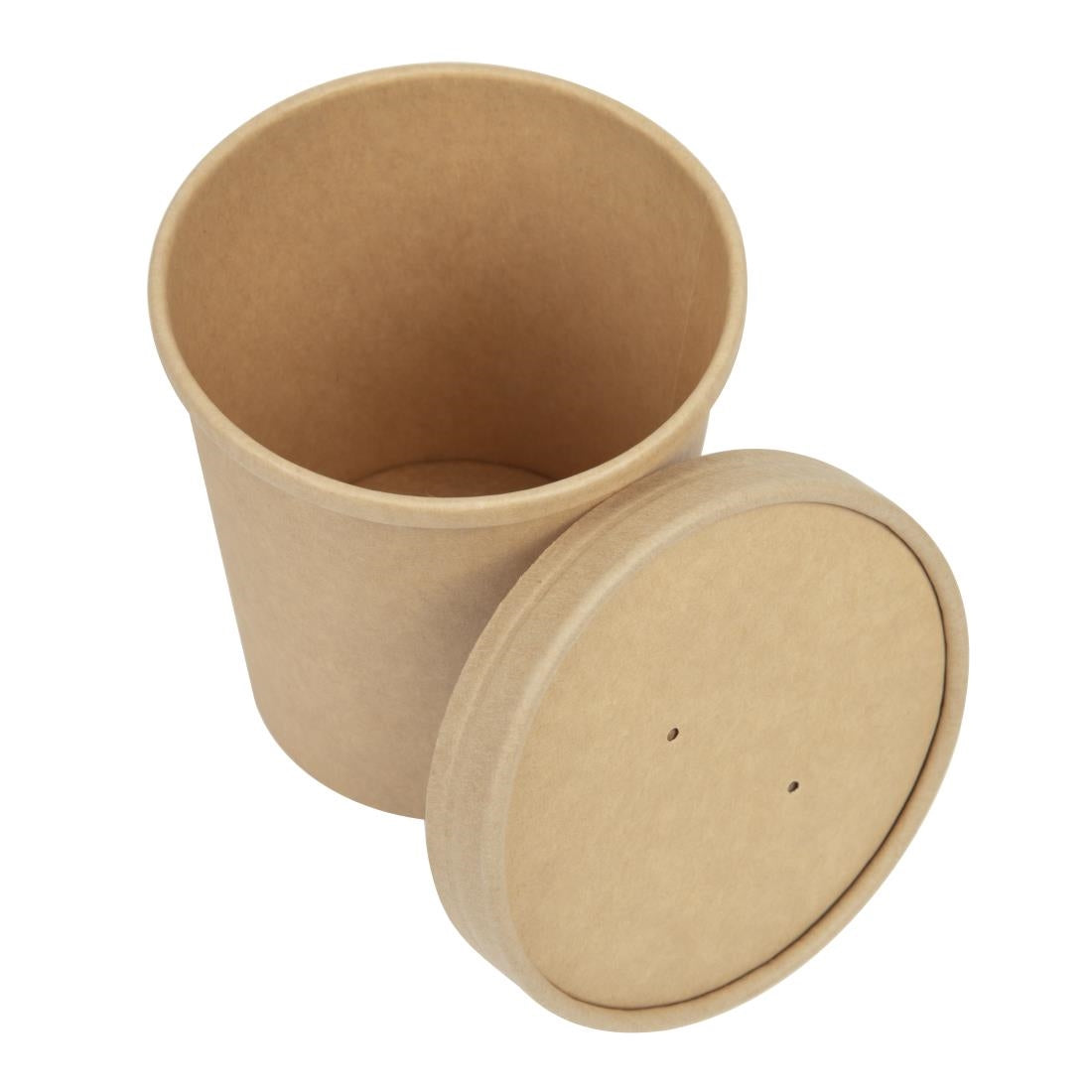 Couvercles pour bols à soupe kraft micro-ondables recyclables Colpac 450ml (lot de 500) — FA368