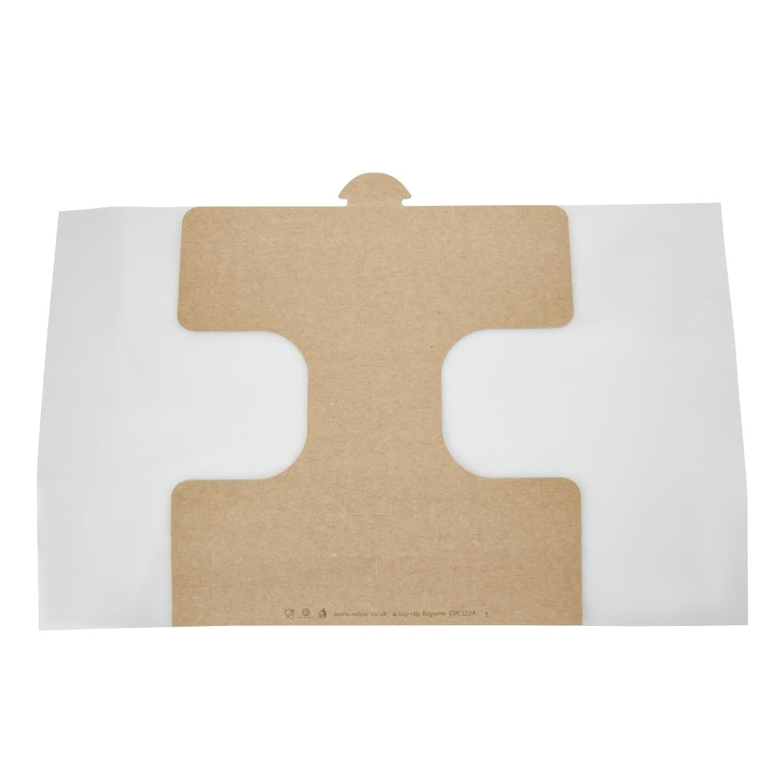 Sachets baguette kraft recyclables Colpac Clasp Clip (lot de 500) — FA386
