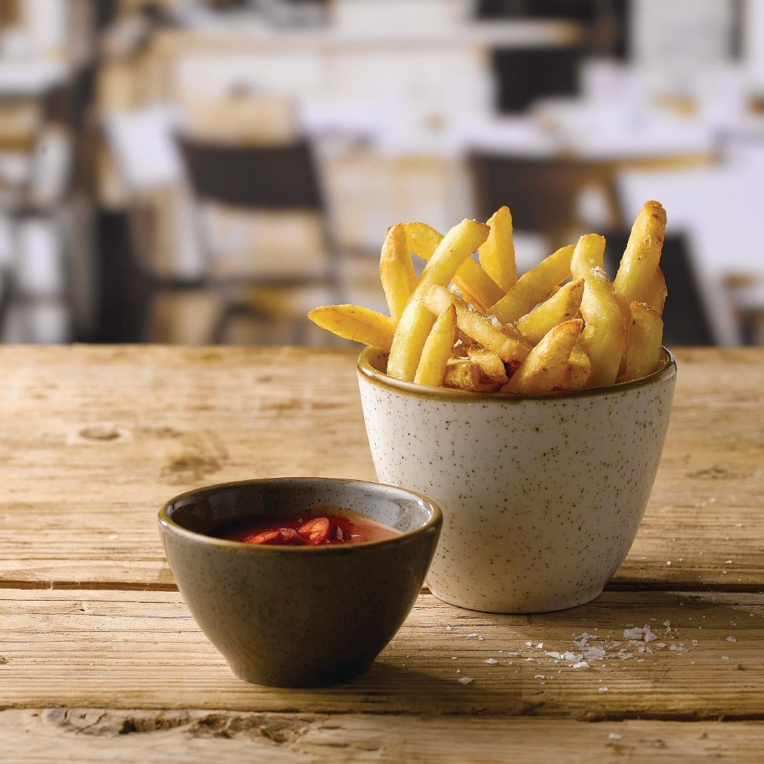 Pots à sauce Churchill Stonecast Grey 85mm (Lot de 12) — FA585