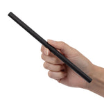 Pailles à smoothie en papier Fiesta Compostable noires 210mm (lot de 250) — FB145