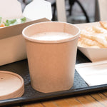 Pots à soupe en PLA Fiesta Compostable 98mm 455ml (lot de 500) — FB164