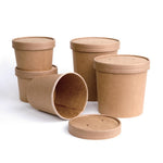 Pots à soupe compostables en PLA Fiesta Compostable 910ml (lot de 500) — FB168