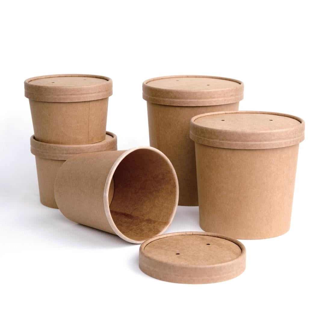 Pots à soupe compostables en PLA Fiesta Compostable 910ml (lot de 500) — FB168