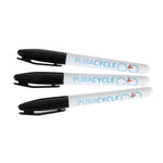 Marqueurs noirs alimentaires permanents Puracycle (lot de 3) — FB284