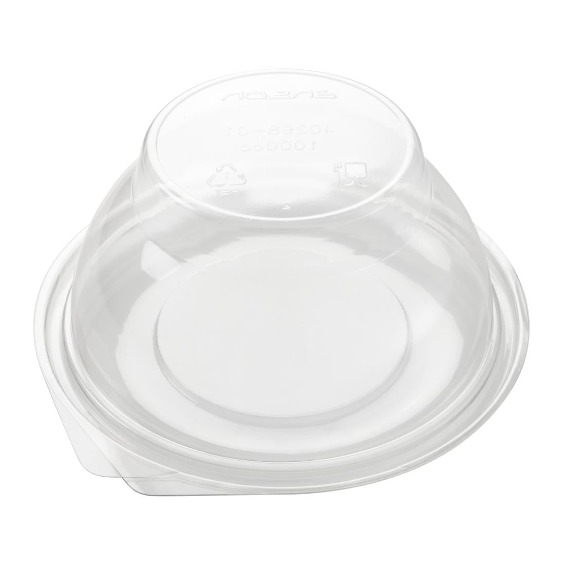 Bols à salade recyclables avec couvercle Contour Faerch 1000ml (lot de 200) — FB370