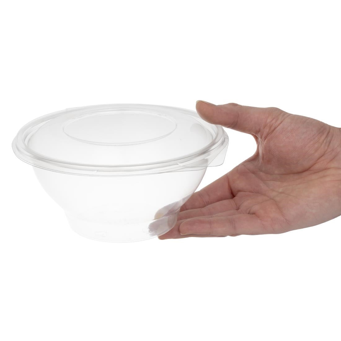 Bols à salade recyclables avec couvercle Contour Faerch 1000ml (lot de 200) — FB370
