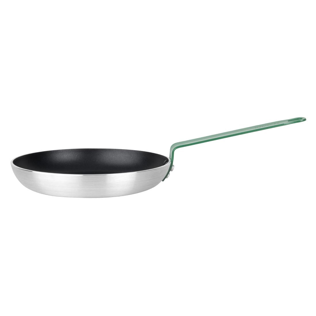 Poêle en aluminium antiadhésive Hygiplas Teflon Platinum Plus 280mm verte — HT963