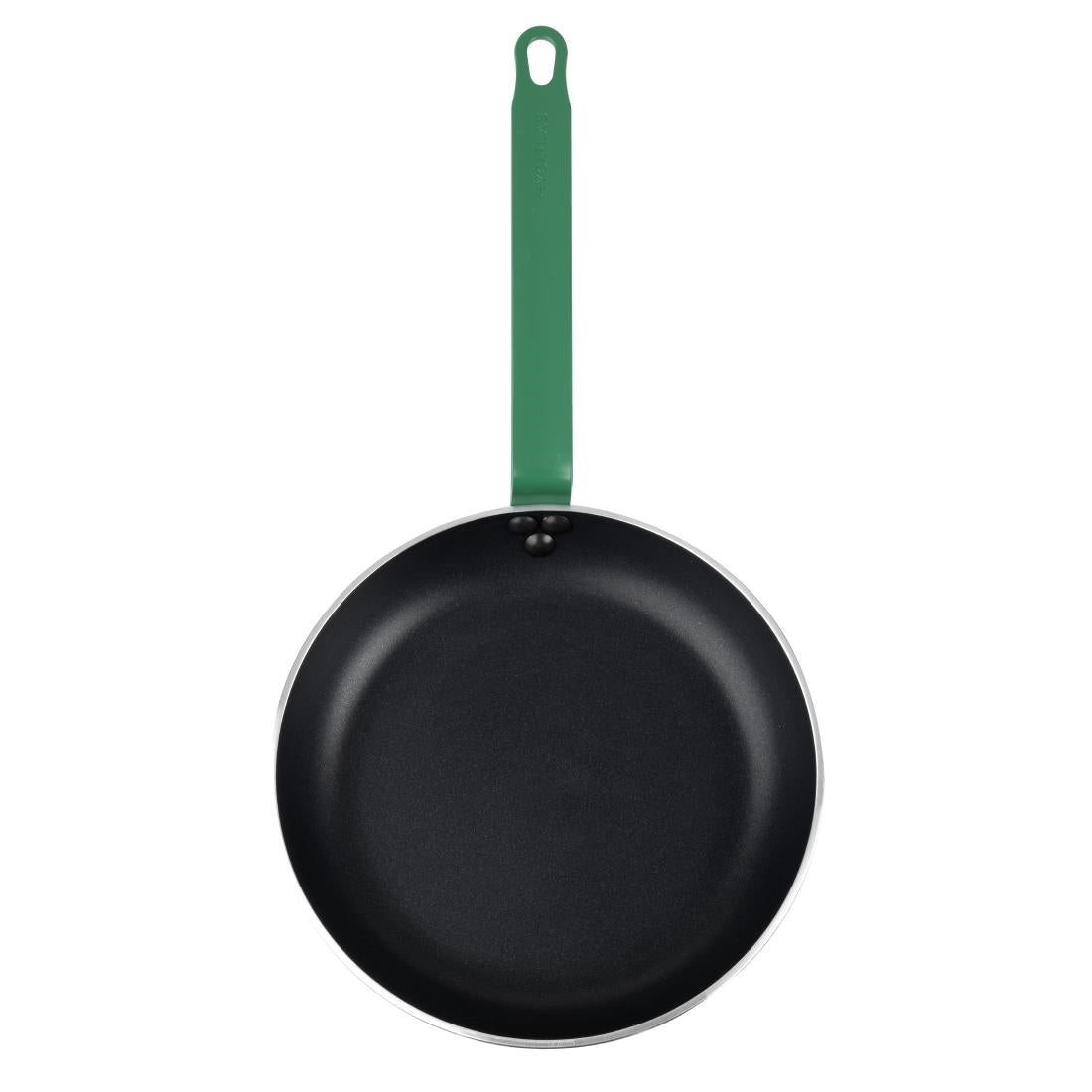 Poêle en aluminium antiadhésive Hygiplas Teflon Platinum Plus 280mm verte — HT963
