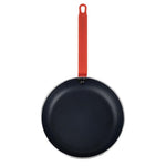 Poêle aluminium antiadhésive Teflon Platinum Plus Hygiplas avec manche rouge 280mm — HT966