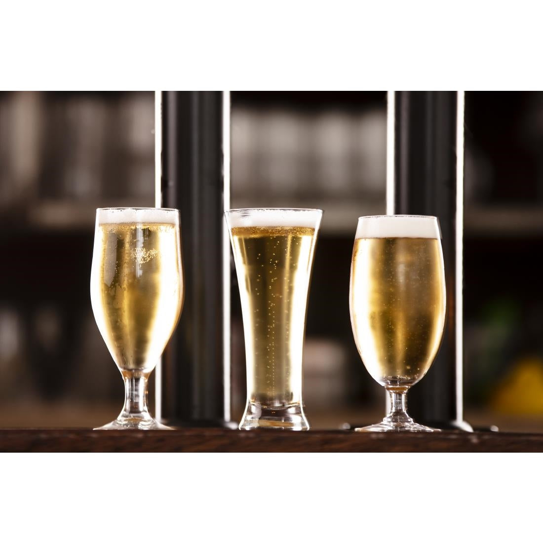 Verres à bière à pied Olympia 420ml (lot de 6) — DA933