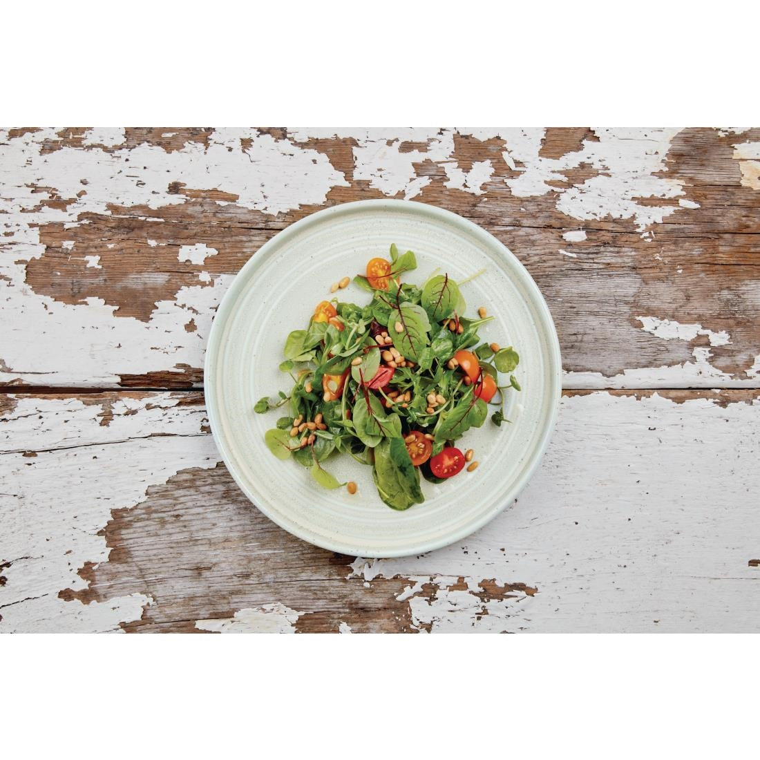 Assiette Plate Vert Printanier Olympia Cavolo 27cm (lot de 4) — FB564