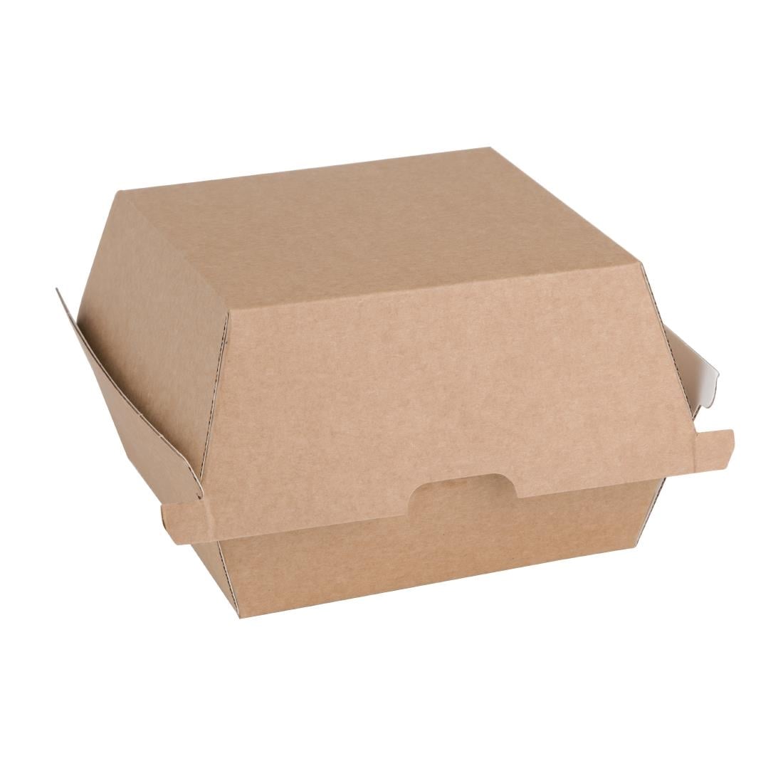 Petites boîtes hamburger compostables kraft Fiesta Compostable 105mm (lot de 200) — FB664