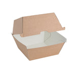 Grandes boîtes hamburger compostables kraft Fiesta Compostable 112mm (lot de 150) — FB665