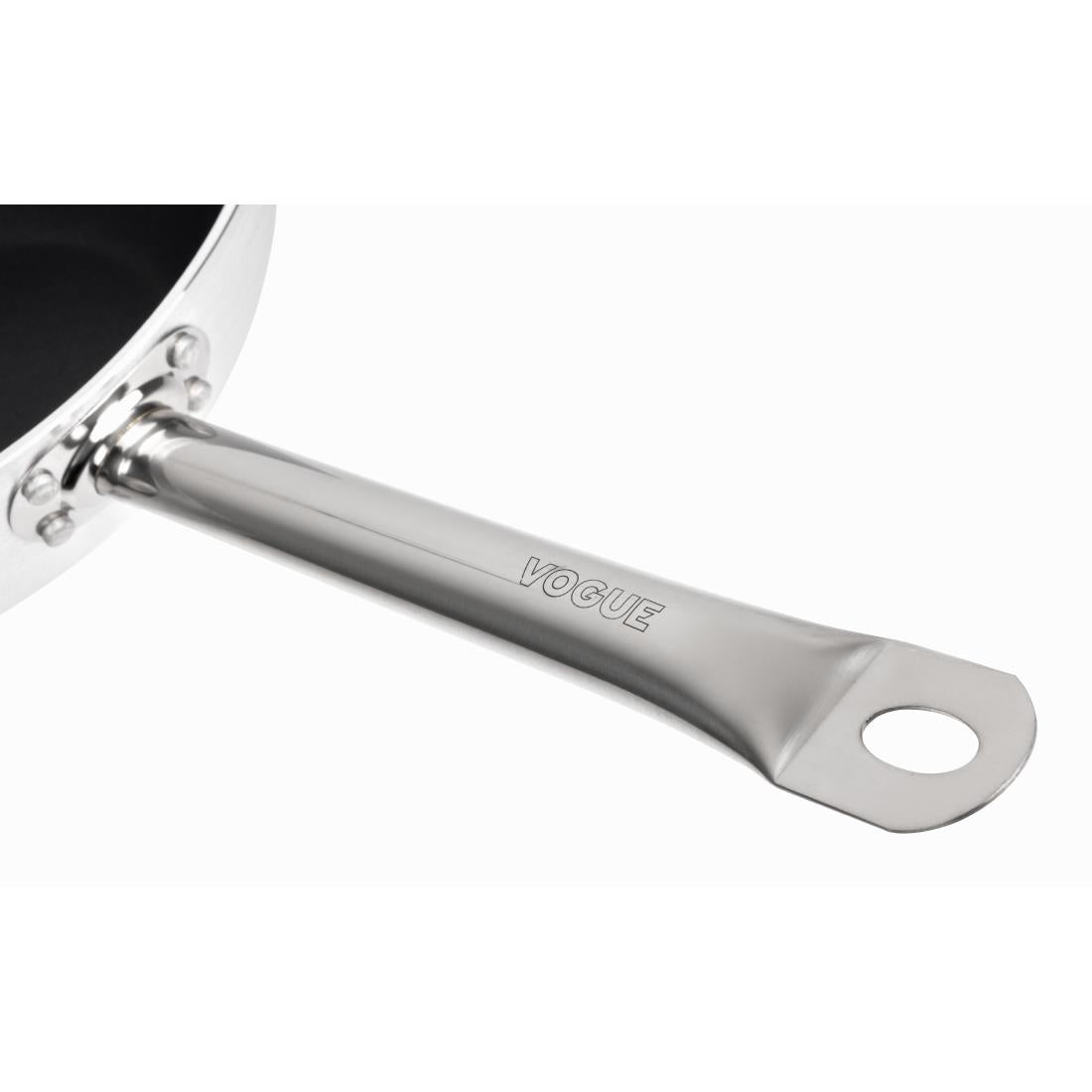 Wok aluminium antiadhesif induction Vogue Teflon Platinum Plus 300mm — FB690
