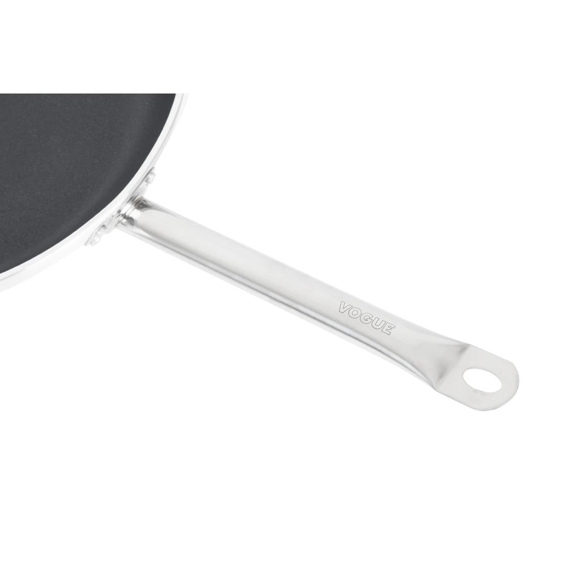 Poêle antiadhésive induction en aluminium et téflon Vogue 400mm — FB694