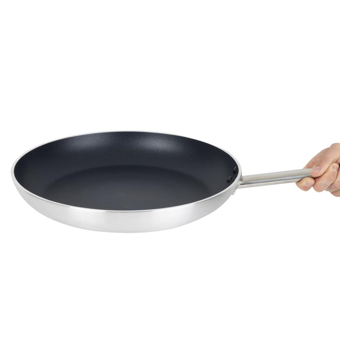 Poêle antiadhésive induction en aluminium et téflon Vogue 400mm — FB694
