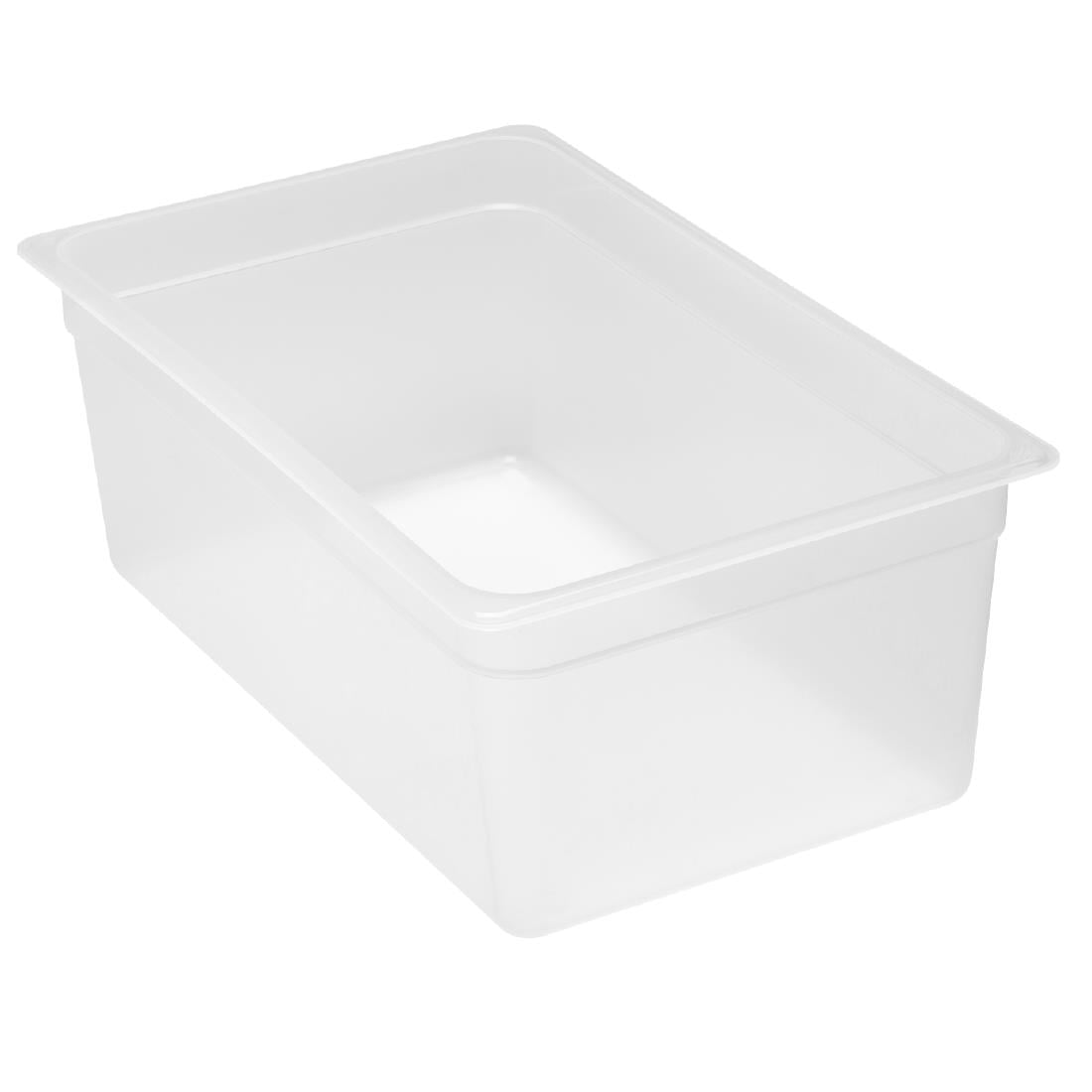 Bac en polypropylène translucide Cambro GN 1/1 profondeur 200mm — FB844