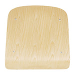 Chaises avec assise et dossier en bois Bolero Cantina galvanisées (lot de 4) — FB946