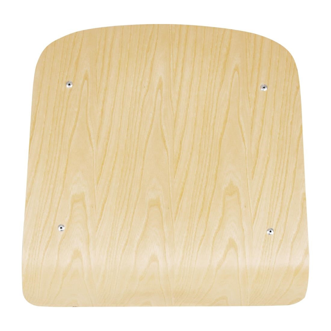 Chaises avec assise et dossier en bois Bolero Cantina galvanisées (lot de 4) — FB946